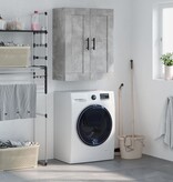 VidaXL Wandkast 69,5x34x90 cm bewerkt hout betongrijs