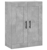 VidaXL Wandkast 69,5x34x90 cm bewerkt hout betongrijs