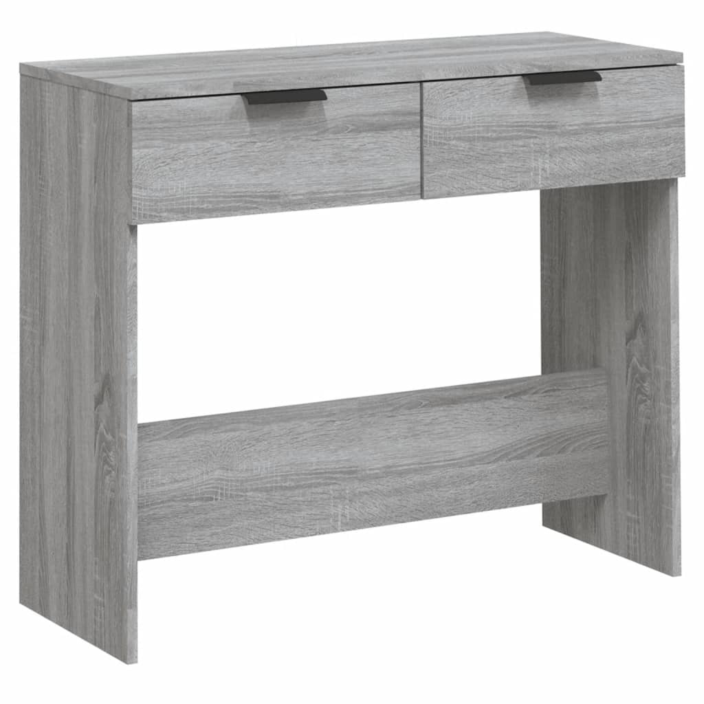 VidaXL Wandtafel 90x36x75 cm bewerkt hout grijs sonoma eikenkleurig