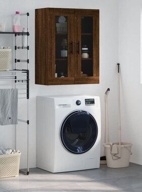 VidaXL Hangkast 69,5x34x90 cm bruin eikenkleur