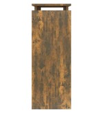 VidaXL Wandtafel 80x30x80 cm bewerkt hout gerookt eikenkleurig