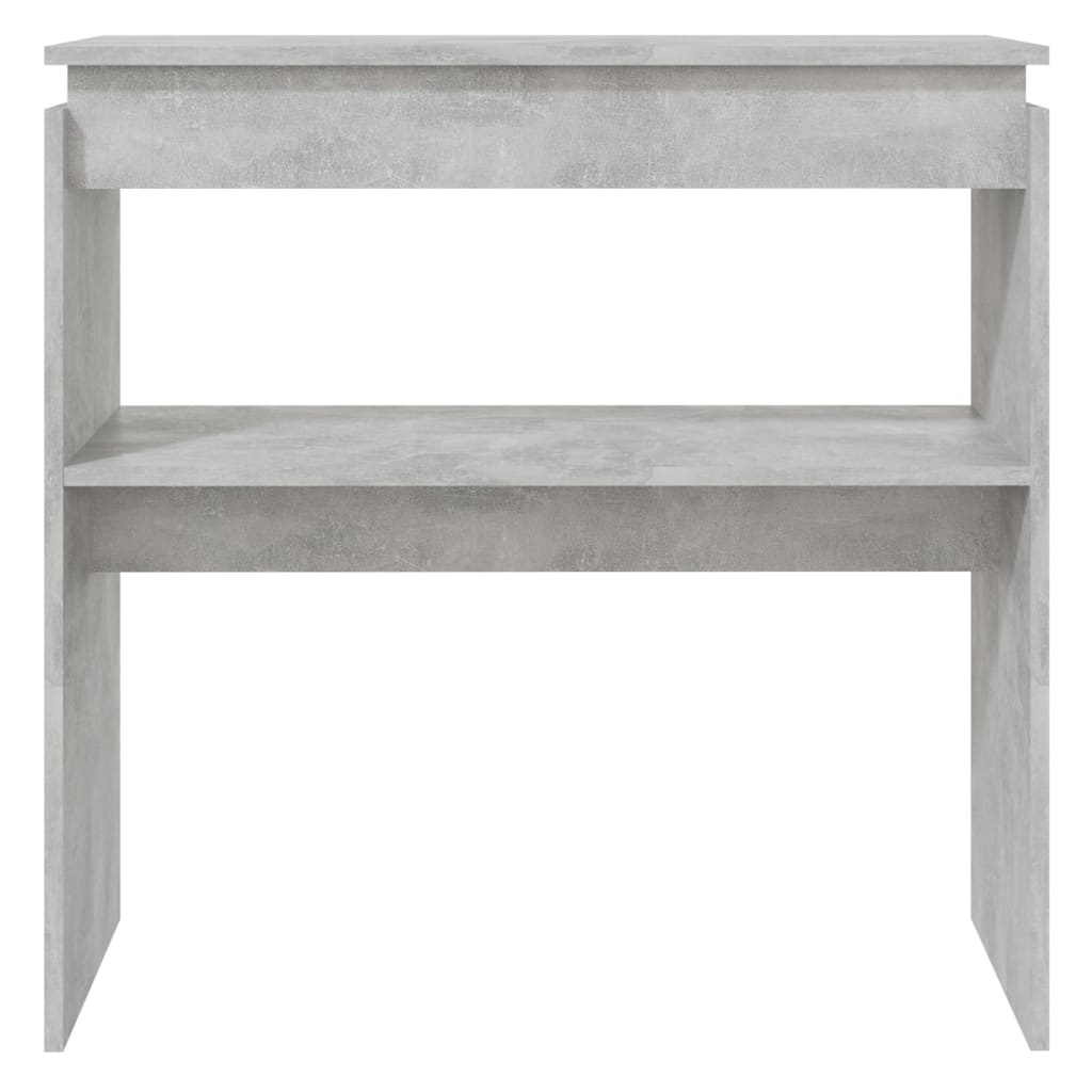 VidaXL Wandtafel 80x30x80 cm spaanplaat betongrijs