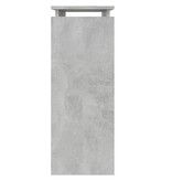 VidaXL Wandtafel 80x30x80 cm spaanplaat betongrijs