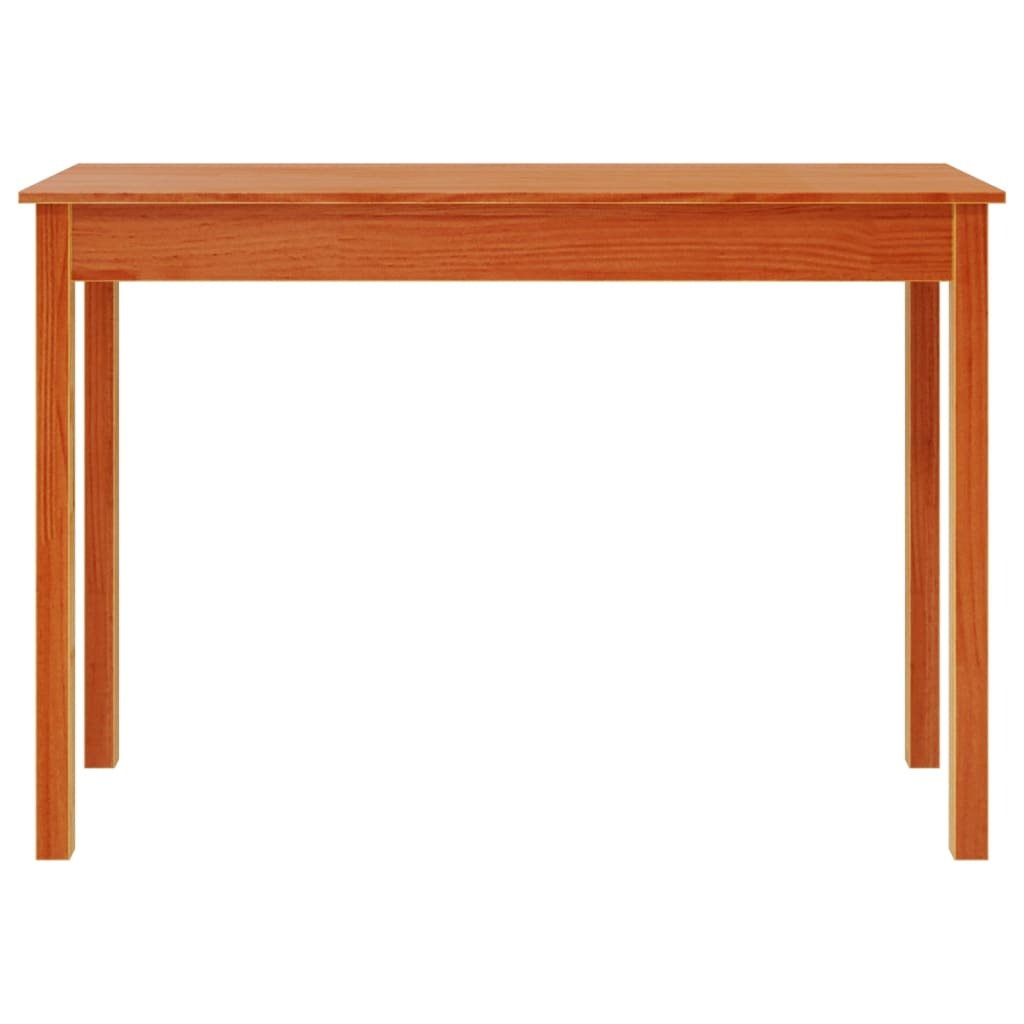 VidaXL Wandkast 110x40x75 cm massief grenenhout wasbruin