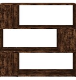 VidaXL Boekenkast/kamerscherm 100x24x94 cm gerookt eikenkleurig