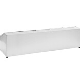 VidaXL Gastronormbakkenhouder met 5 GN 1/6 bakken roestvrij staal