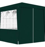 VidaXL Partytent met zijwanden professioneel 90 g/m² 2x2 m groen