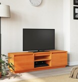 VidaXL Tv-meubel 140x35x40 cm massief grenenhout wasbruin