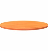 VidaXL Tafelblad rond Ø90x2,5 cm massief grenenhout wasbruin