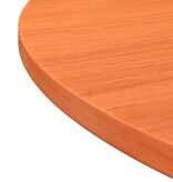 VidaXL Tafelblad rond Ø90x2,5 cm massief grenenhout wasbruin