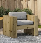 VidaXL Tuinbank 79x60x62 cm geïmpregneerd grenenhout