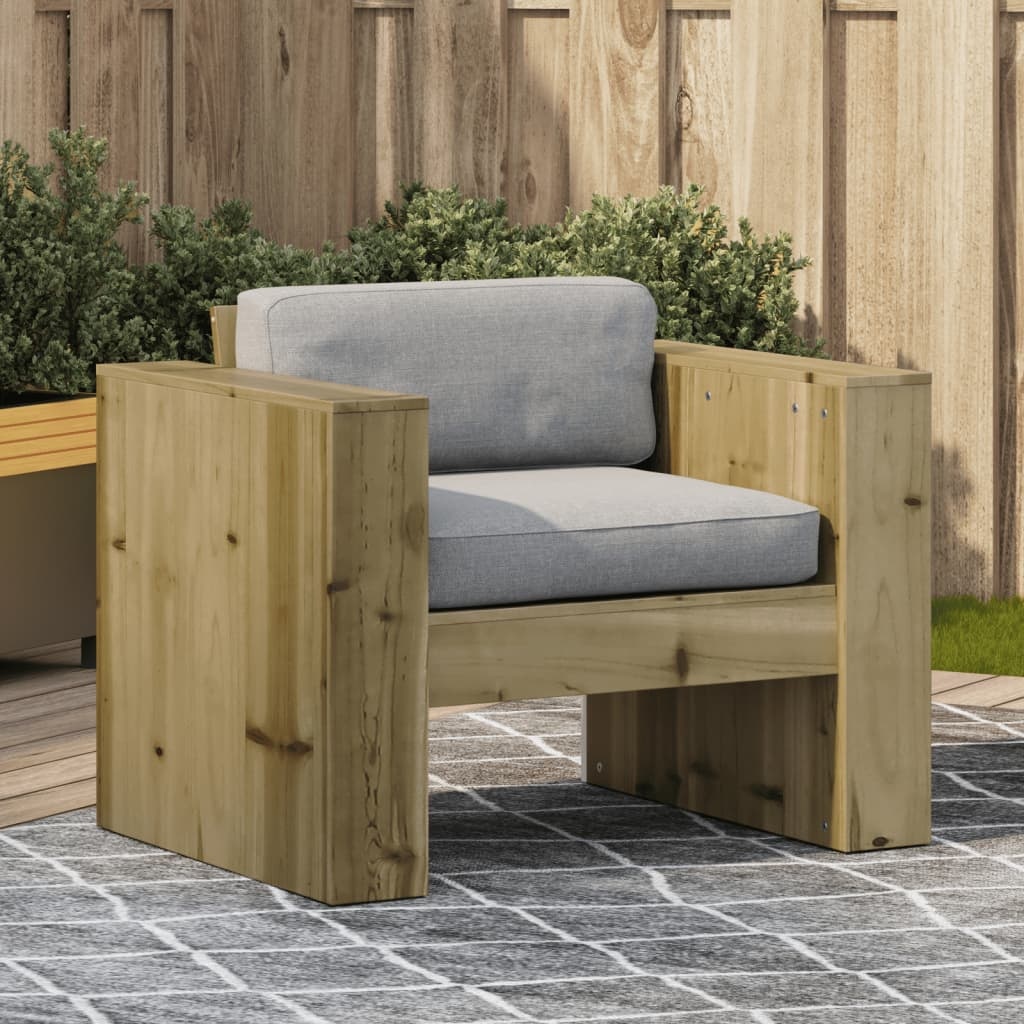 VidaXL Tuinbank 79x60x62 cm geïmpregneerd grenenhout