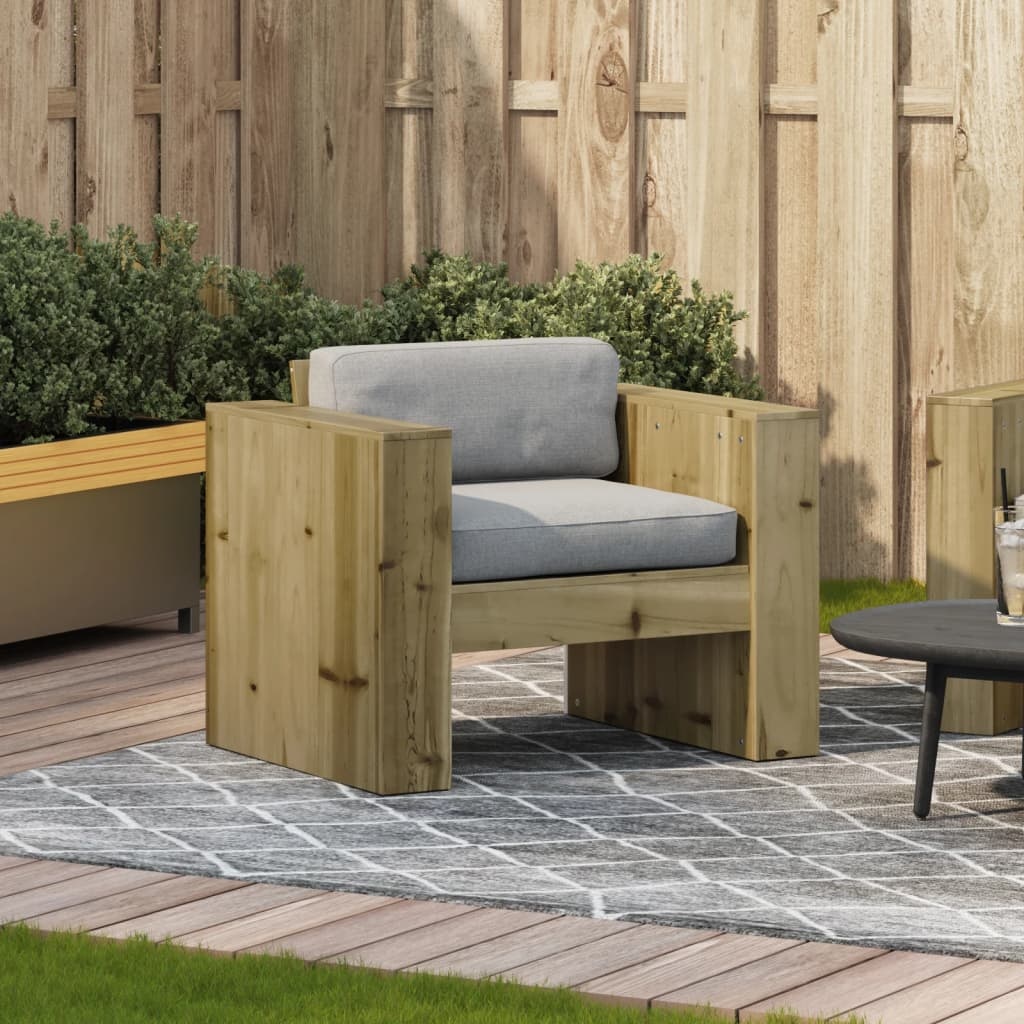 VidaXL Tuinbank 79x60x62 cm geïmpregneerd grenenhout