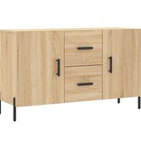VidaXL Dressoir 100x36x60 cm bewerkt hout sonoma eikenkleurig