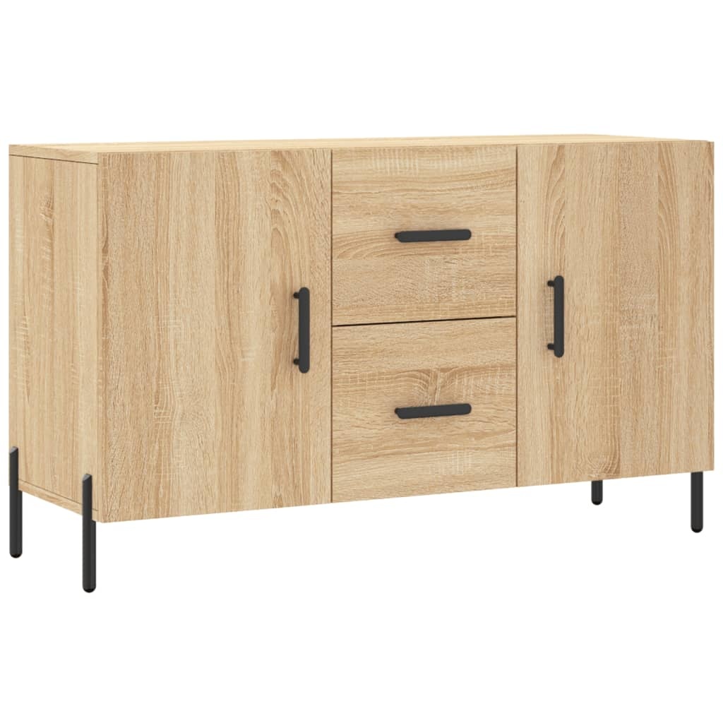 VidaXL Dressoir 100x36x60 cm bewerkt hout sonoma eikenkleurig