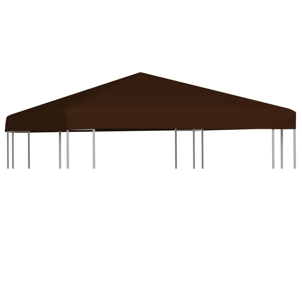 VidaXL Prieeldak 310 g/m² 3x3 m bruin