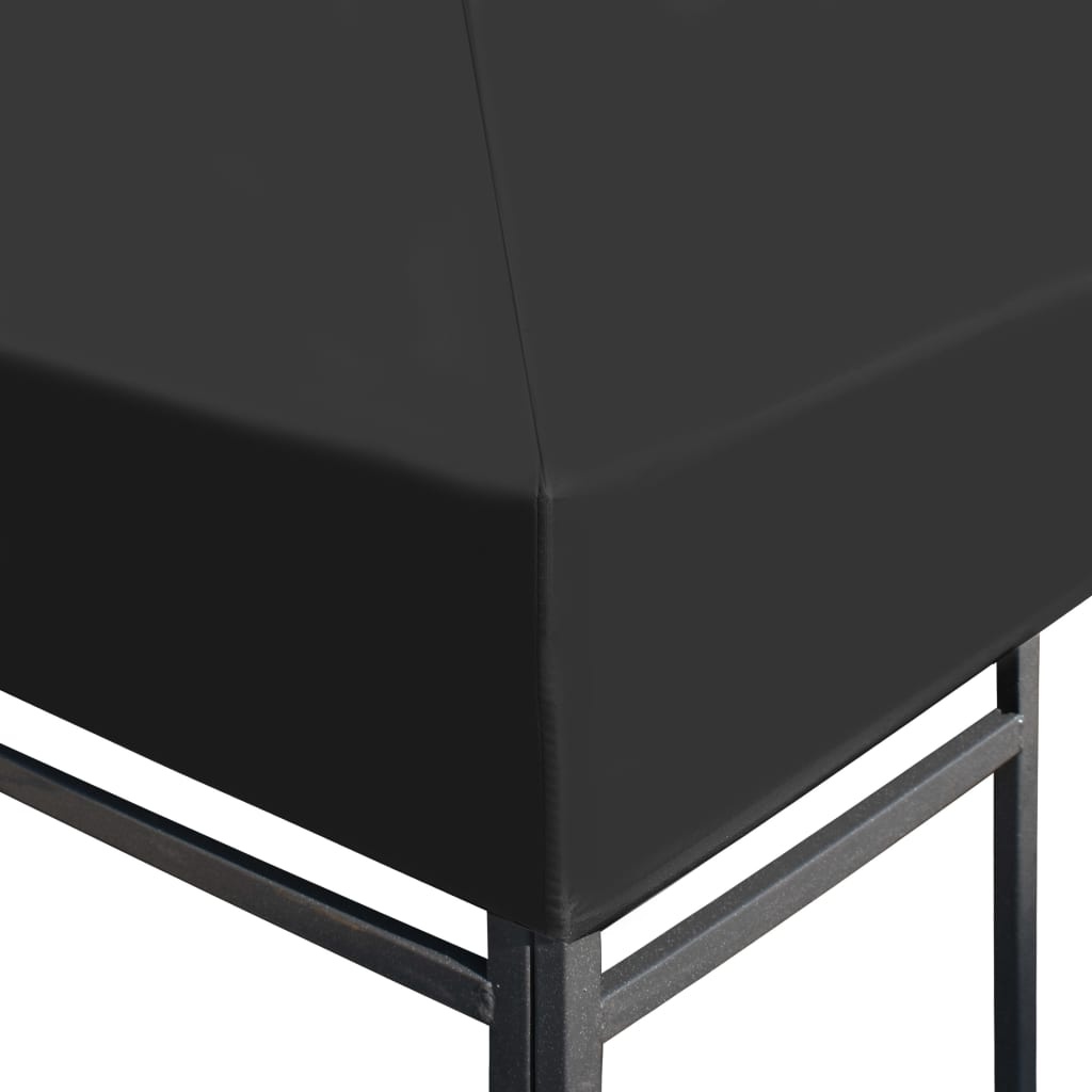 VidaXL Prieeldak 310 g/m² 4x3 m grijs