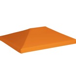 vidaXL Prieeldak 310 g/m² 4x3 m oranje