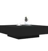 VidaXL Salontafel 100x100x31 cm bewerkt hout zwart