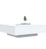 VidaXL Salontafel 100x100x31 cm bewerkt hout wit