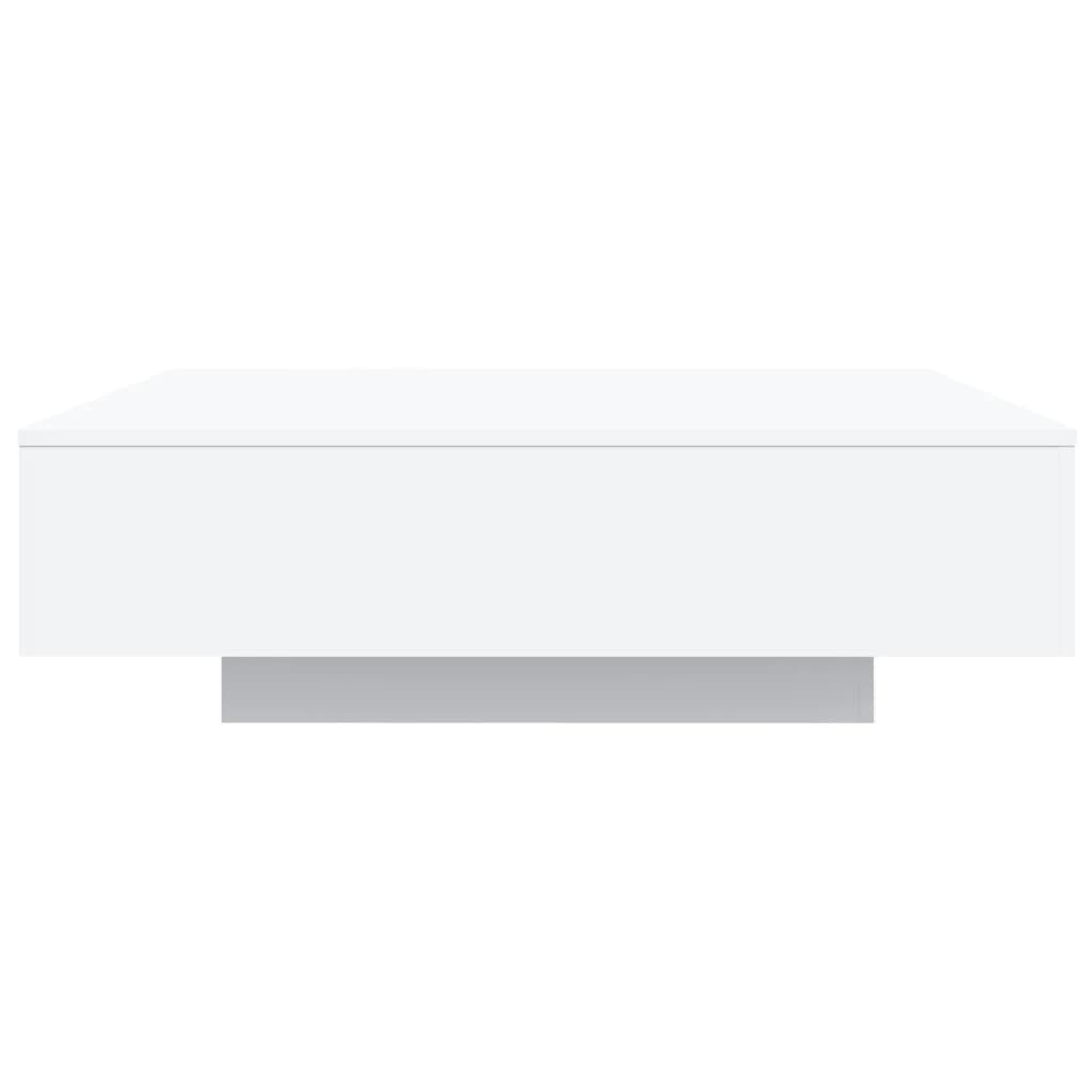 VidaXL Salontafel 100x100x31 cm bewerkt hout wit