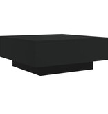 VidaXL Salontafel 80x80x31 cm spaanplaat zwart
