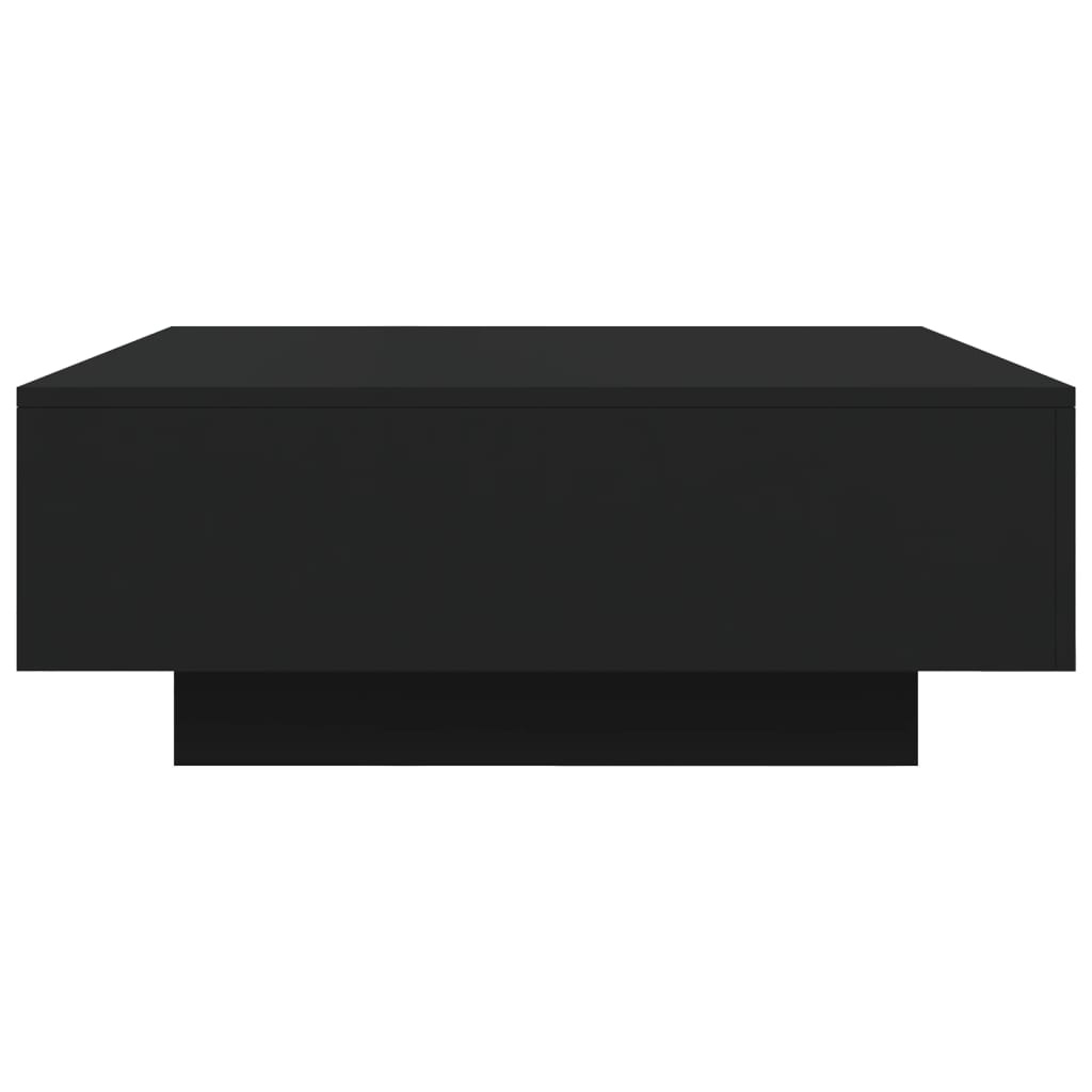 VidaXL Salontafel 80x80x31 cm spaanplaat zwart