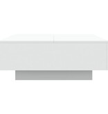 VidaXL Salontafel 80x80x31 cm spaanplaat wit