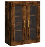 VidaXL Hangkast 69,5x34x90 cm gerookt eikenkleurig