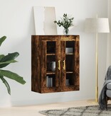 VidaXL Hangkast 69,5x34x90 cm gerookt eikenkleurig