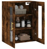 VidaXL Hangkast 69,5x34x90 cm gerookt eikenkleurig