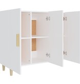 VidaXL Dressoir 90x34x80 cm bewerkt hout wit