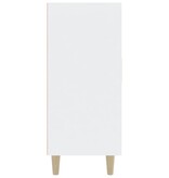 VidaXL Dressoir 90x34x80 cm bewerkt hout wit