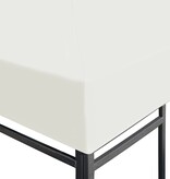 VidaXL Prieeldak 310 g/m² 4x3 m crèmewit