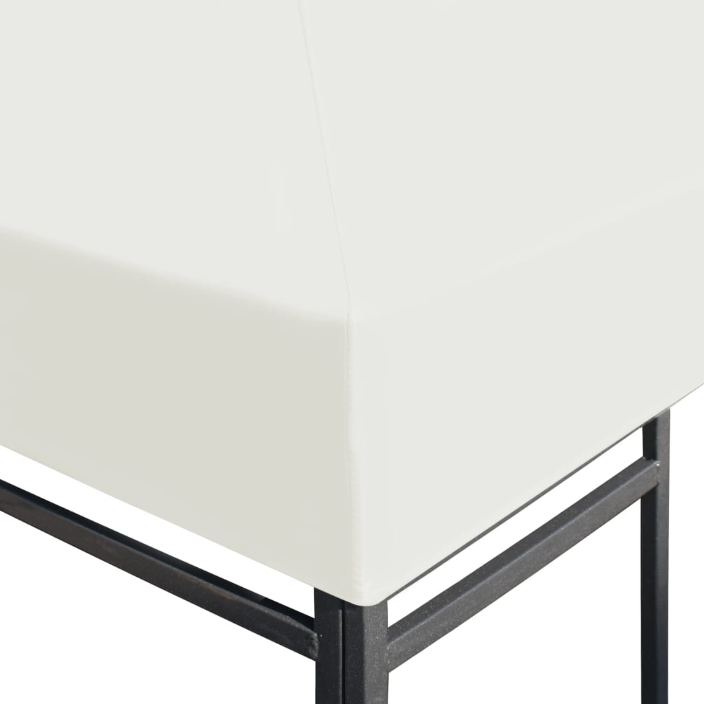VidaXL Prieeldak 310 g/m² 4x3 m crèmewit