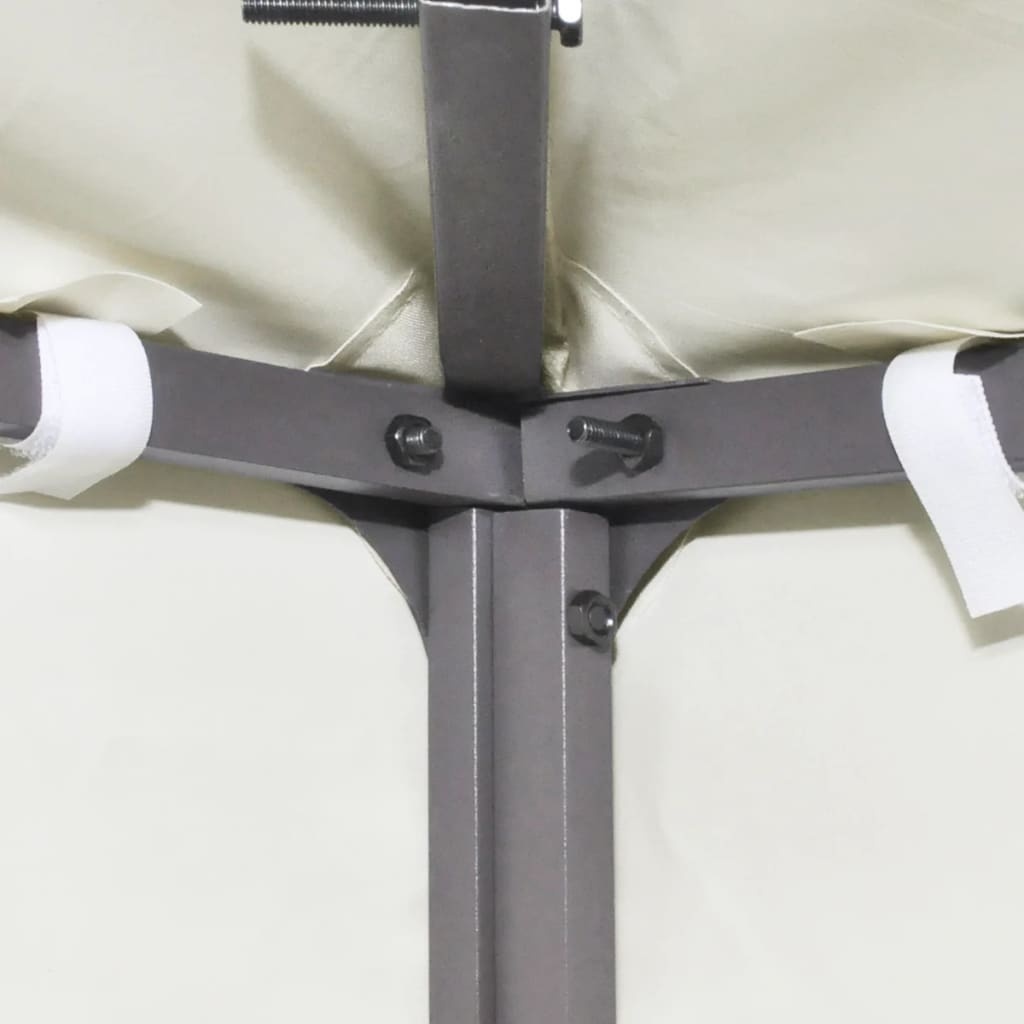 VidaXL Prieeldak 310 g/m² 4x3 m crèmewit