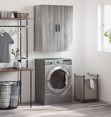 VidaXL Wandkast 69,5x34x90 cm bewerkt hout grijs sonoma eikenkleurig