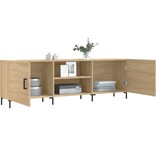 VidaXL Tv-meubel 150x30x50 cm bewerkt hout sonoma eikenkleurig