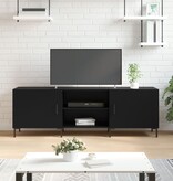 VidaXL Tv-meubel 150x30x50 cm bewerkt hout zwart