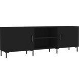 VidaXL Tv-meubel 150x30x50 cm bewerkt hout zwart