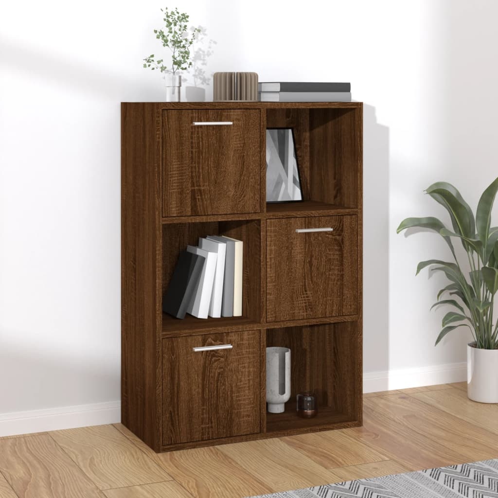 VidaXL Opbergkast 60x29,5x90 cm bruin eikenkleur