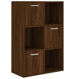 VidaXL Opbergkast 60x29,5x90 cm bruin eikenkleur