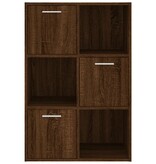 VidaXL Opbergkast 60x29,5x90 cm bruin eikenkleur