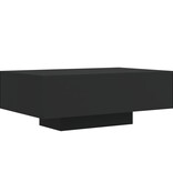 VidaXL Salontafel met LED-verlichting 85x55x31 cm zwart