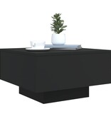 VidaXL Salontafel 55x55x31 cm bewerkt hout zwart