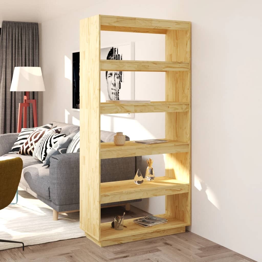 VidaXL Boekenkast / kamerscherm 80x35x167 cm massief grenenhout