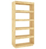 VidaXL Boekenkast / kamerscherm 80x35x167 cm massief grenenhout