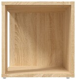 VidaXL Bijzettafel 33x33x34,5 cm spaanplaat sonoma eikenkleurig