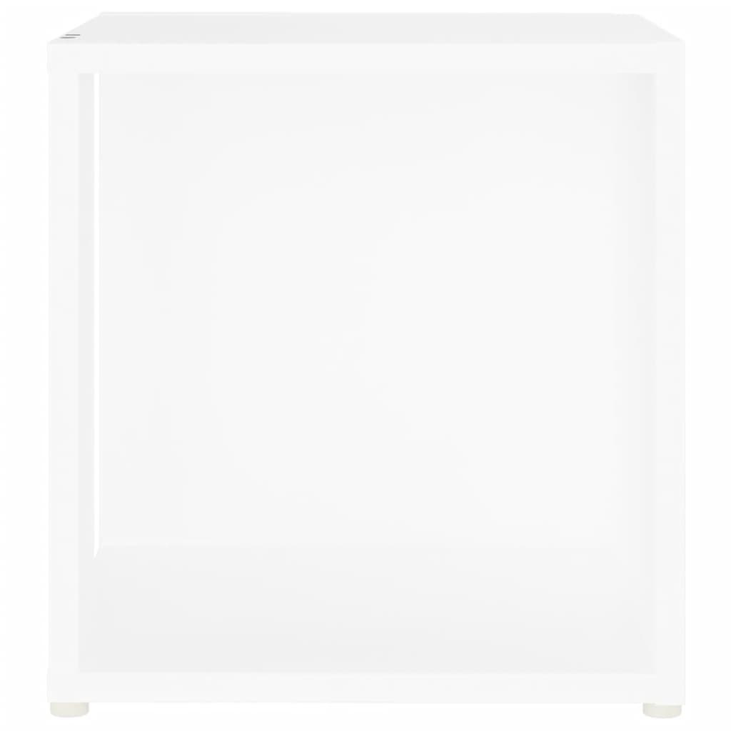 VidaXL Bijzettafel 33x33x34,5 cm bewerkt hout wit