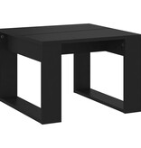 VidaXL Bijzettafel 50x50x35 cm bewerkt hout zwart